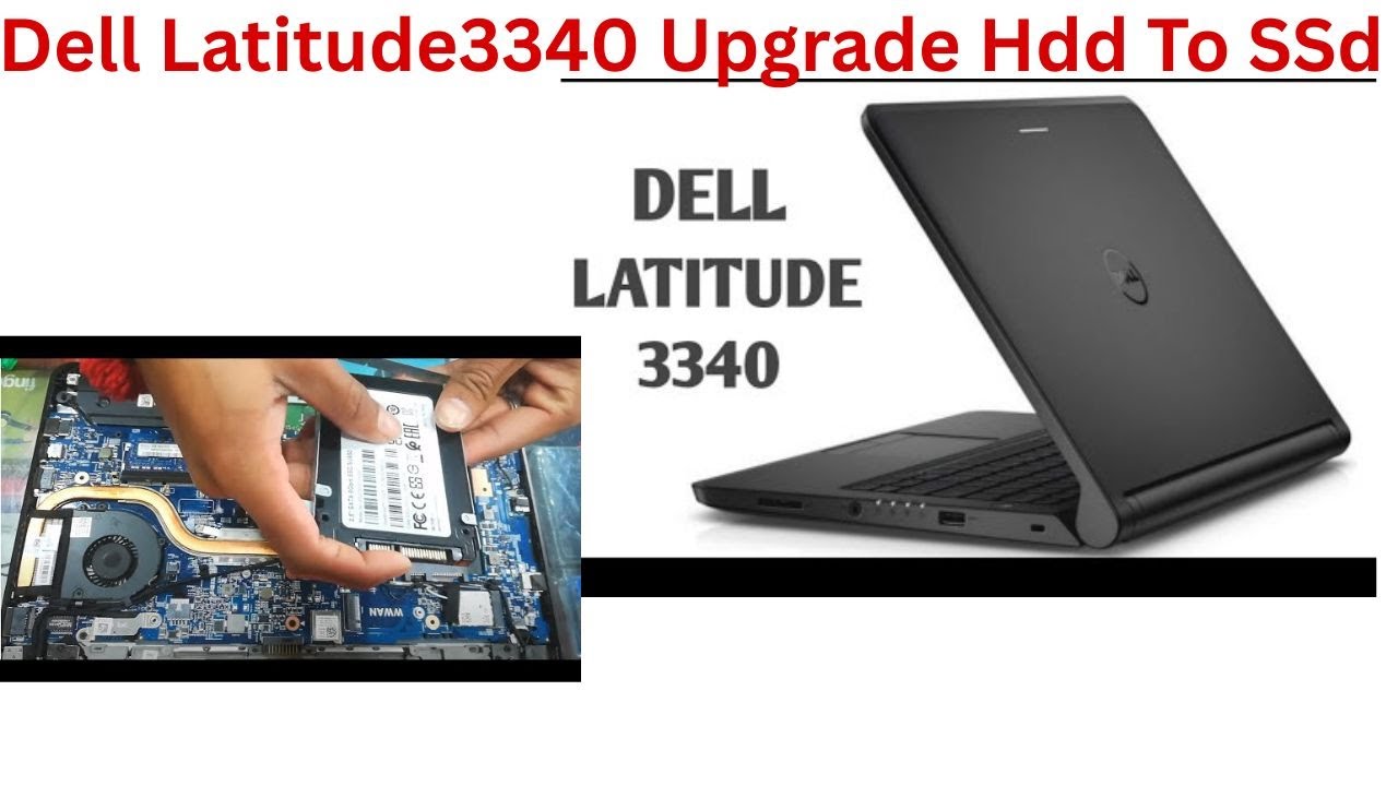 Installing SSD in Dell Latitude 3340 Touch Laptop| Upgrading SSD in Dell Latitude 3340 -