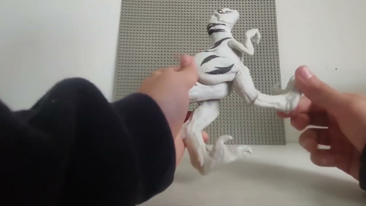 Unboxig do meu atrociraptor ghost da mattel 