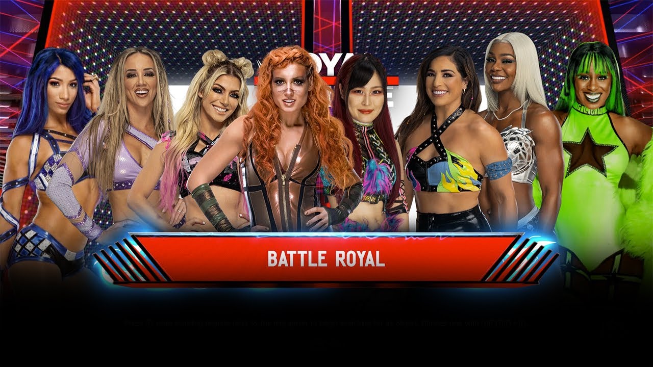 8 Women Battle Royal Full Match - 29-Jan-2025 WWE 2K24