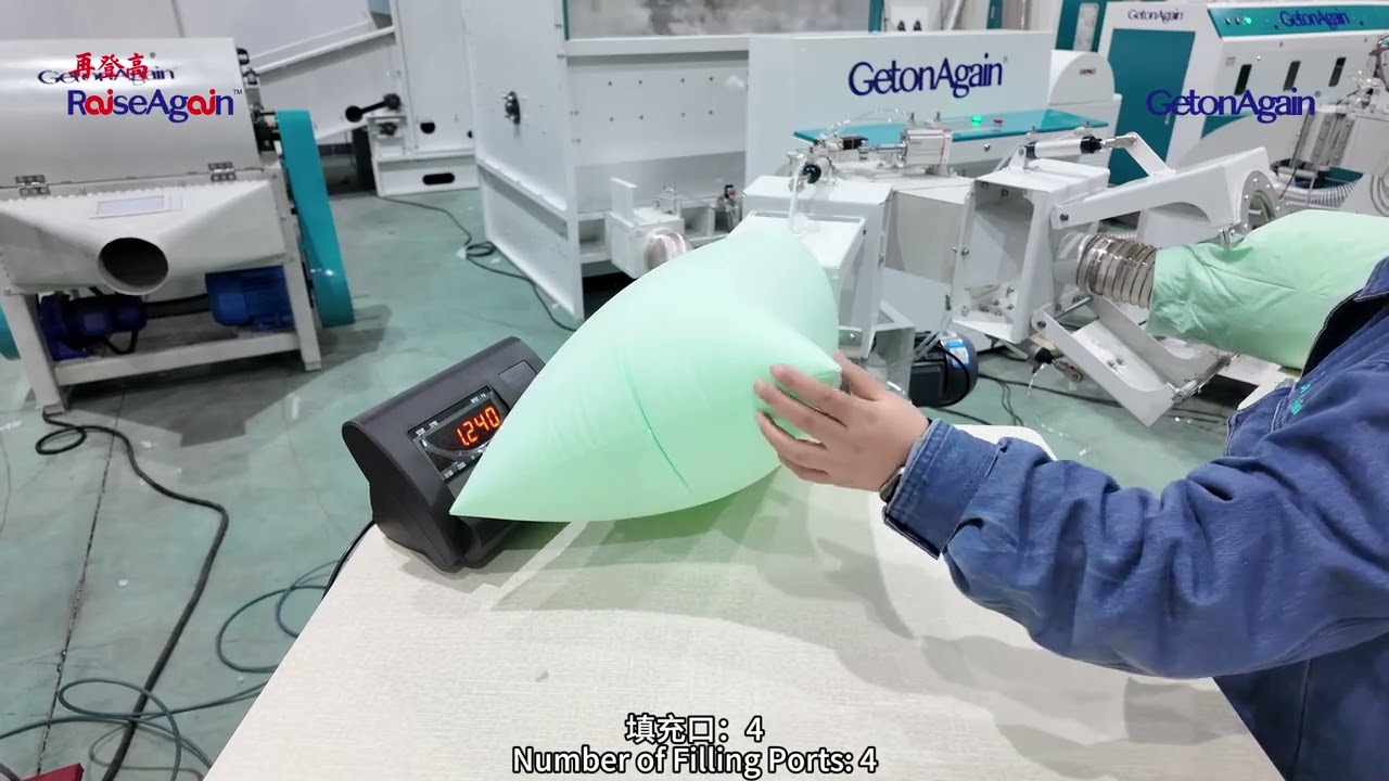 Pillow  Cushion  Sofa Seat Filling Line