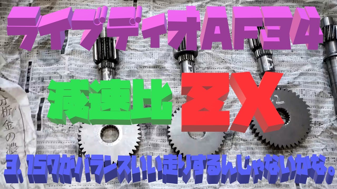 ライブディオAF34　ZXになる