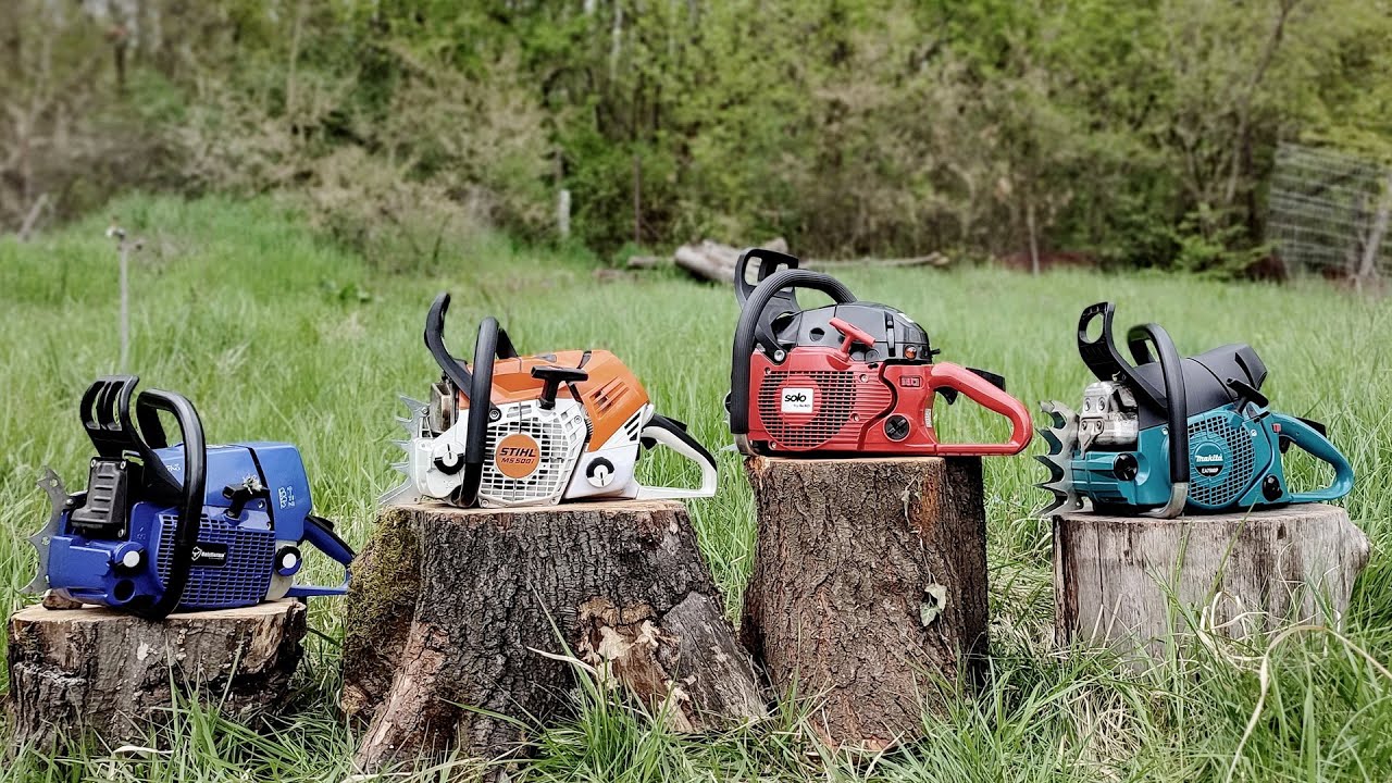 80cc category - Solo 675/681, Stihl ms 500i, Makita 7900, FarmerTec G466 BB