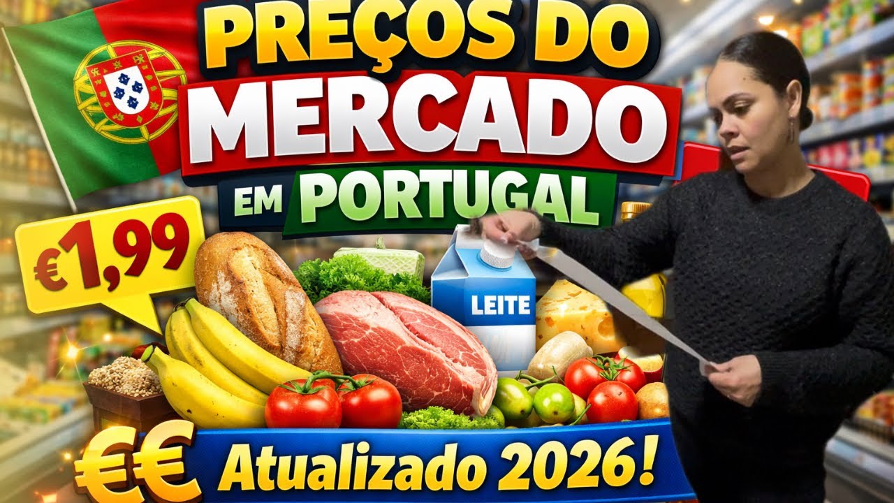 PREÇOS ATUALIZADOS EM PORTUGAL 🇵🇹 2026. NOSSA COMPRA DO MÊS ♥️. 