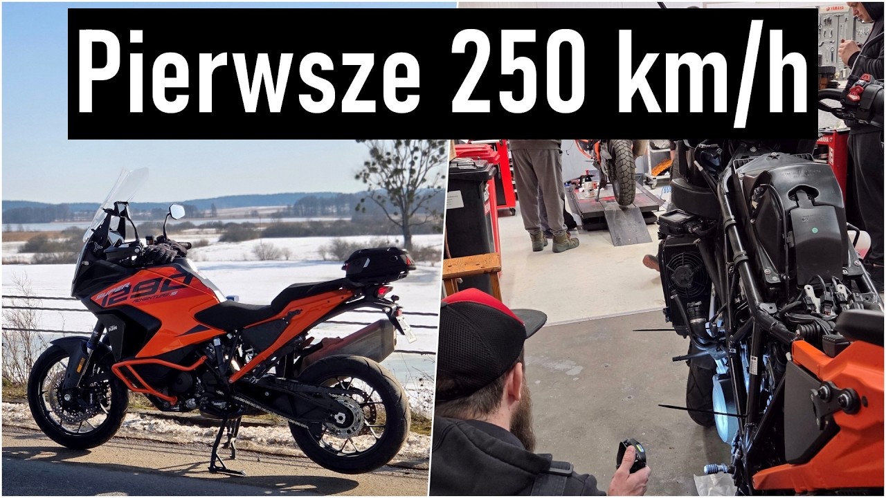KTM 1290 po serwisie | Pierwsze 250 km/h | 26.04