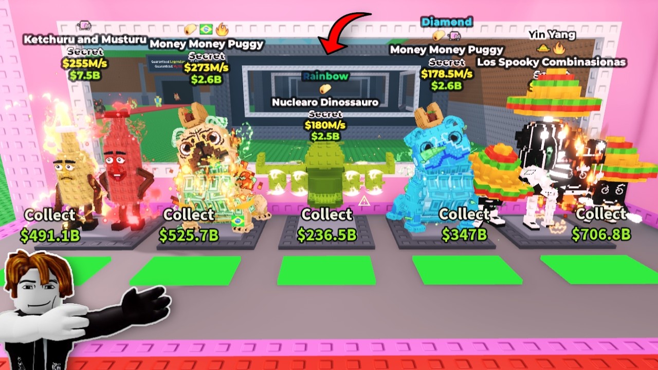 I Stole Craziest!!! Brainrots from Public Server+Beanie Method in Steal a Brainrot Roblox