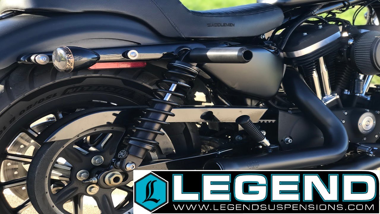 Первые впечатления от амортизаторов Legend Revo A на Harley-Davidson Sportster Iron 883