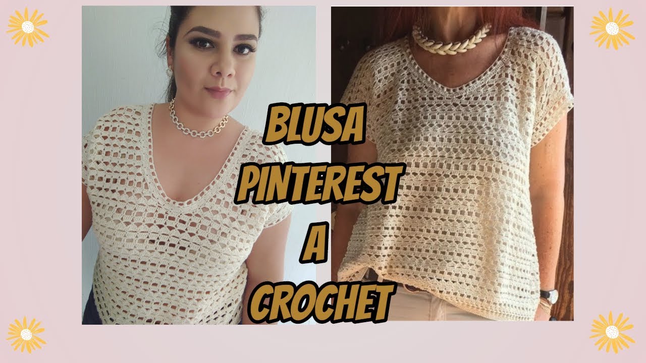 Blusa Pinterest a crochet #1
