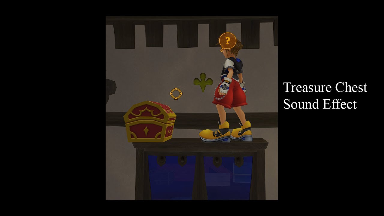Kingdom Hearts 1 ( KH1 ) , Treasure Chest , Sound Effect , No Music in Background , SFX