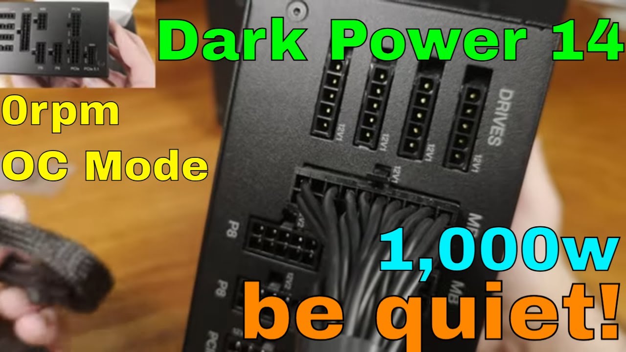 Блок питания be quiet! Dark Power 14 - 1000 Вт!