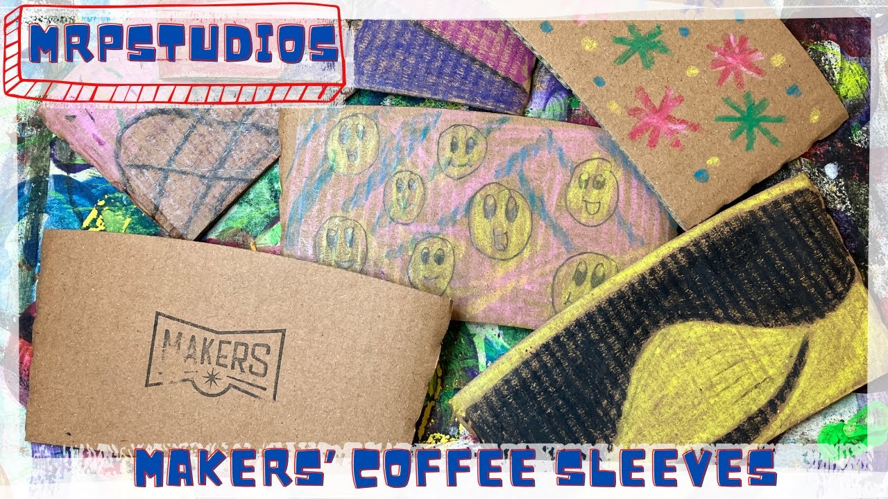 Уроки рисования для детей: кофейные пакеты от Maker
