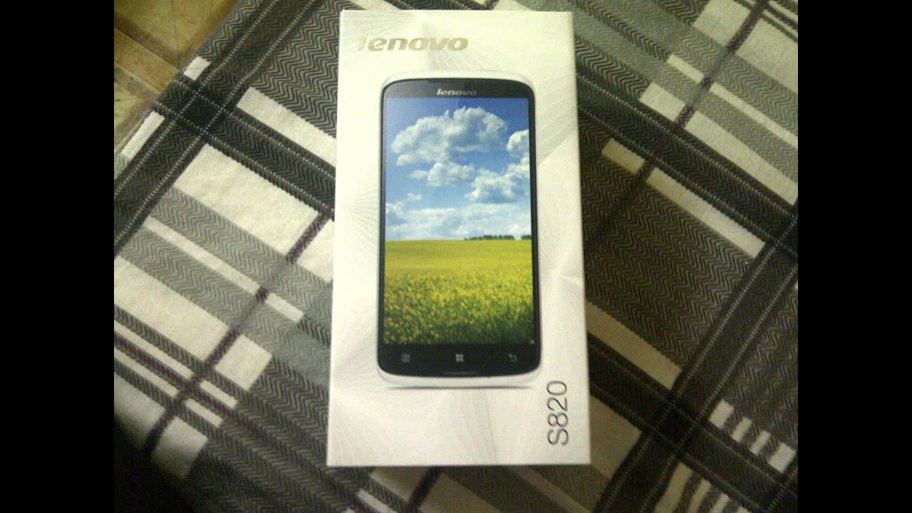 lenovo s820 unboxing