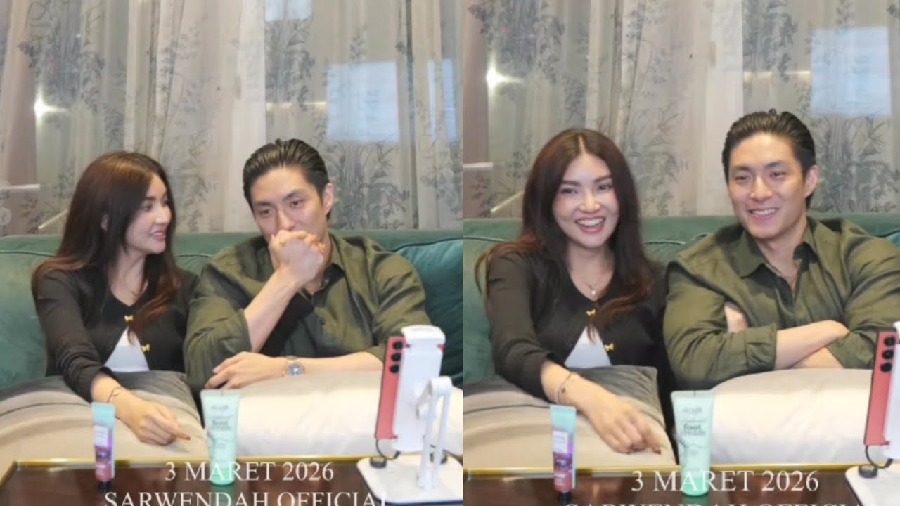 Sweet parah..!! Papio cium tangan n peluk tangan mamio saat live 🥰