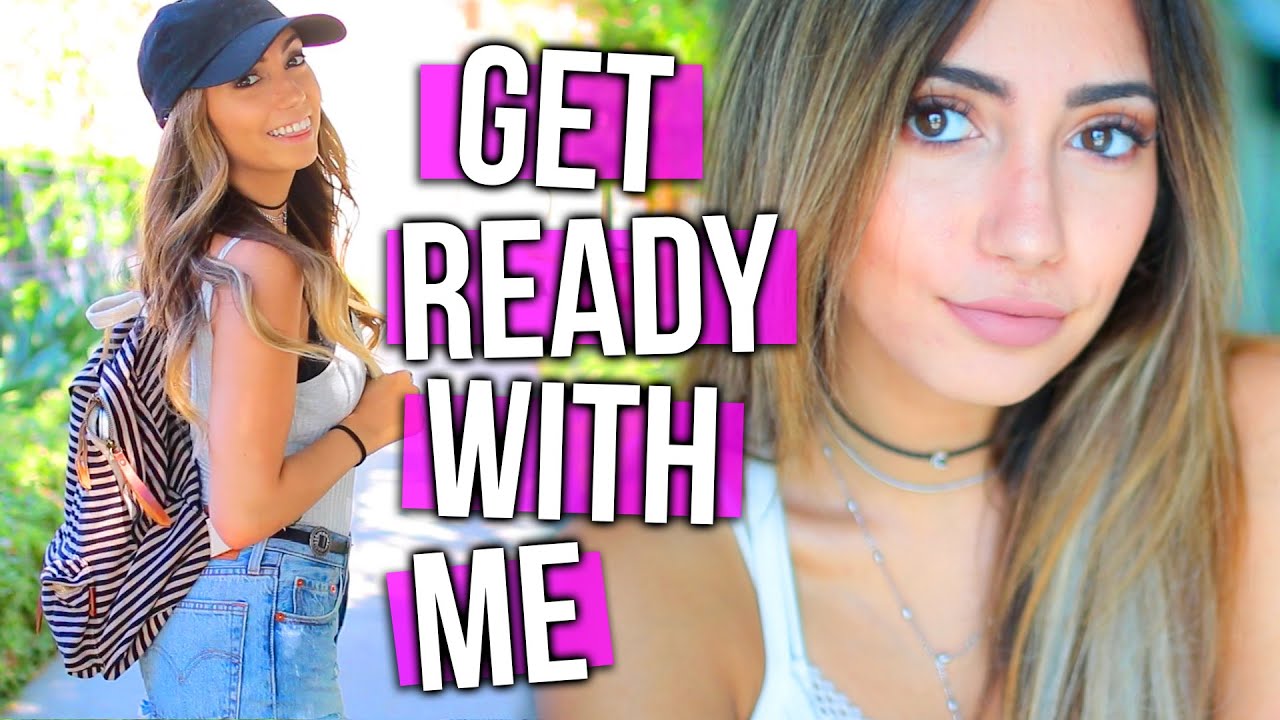 Get Ready With Me!! Back to School Makeup & Outfit Idea!!