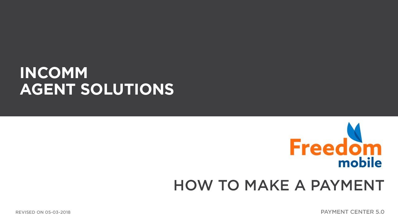 Freedom Mobile - Make Payment