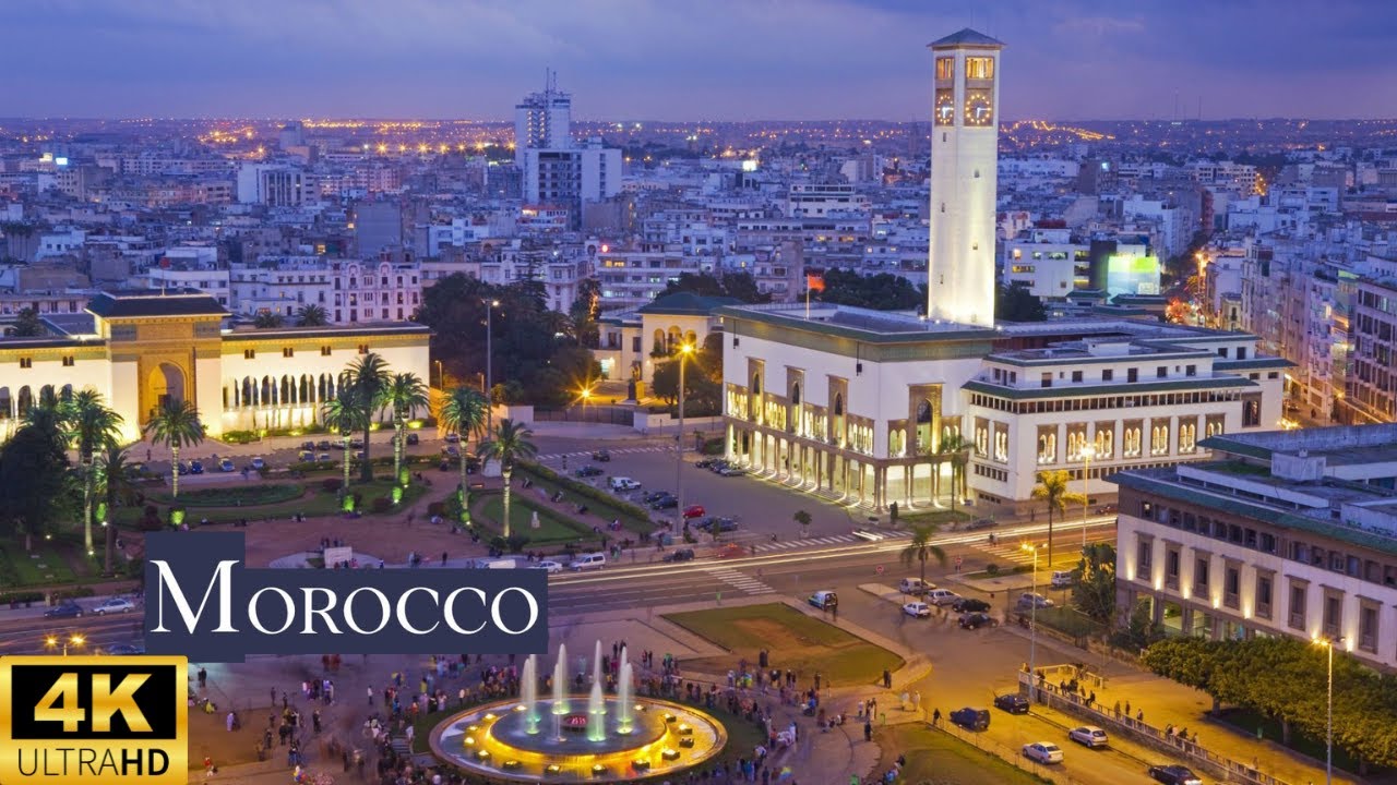 Morocco 4K: Most Epic City N Scenic Insights With Relaxing Music. Amazing Beautiful Rabat Africa