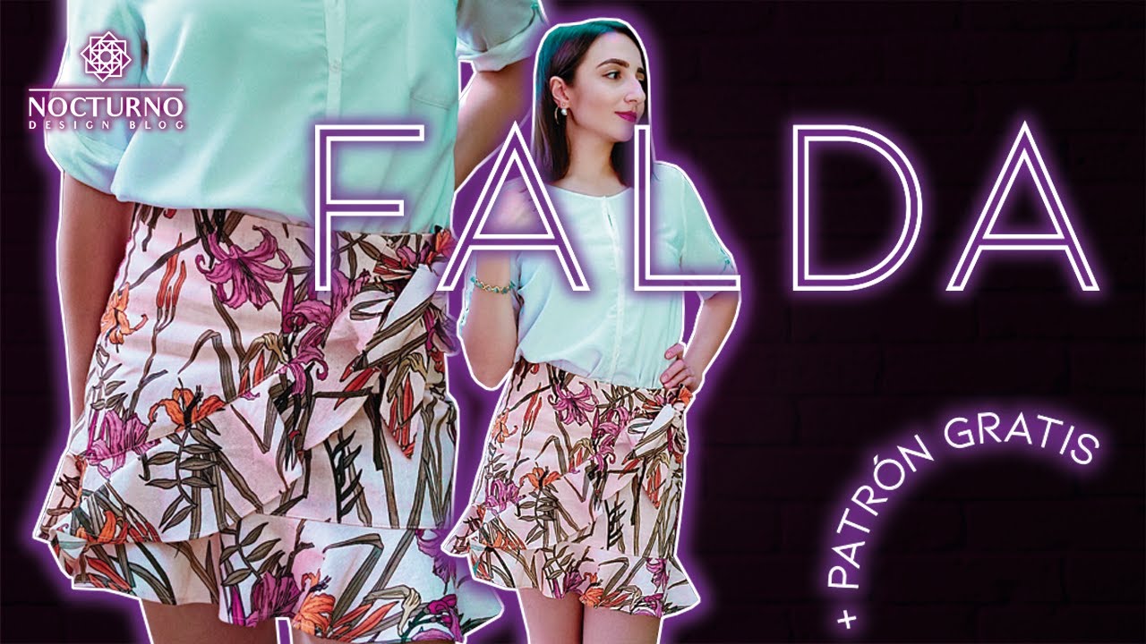 🌟 CREA esta FALDA tú mismo: PASO A PASO + Molde