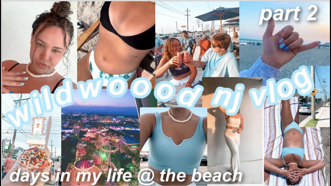 WILDWOOD NJ VLOG 2021 (PART 2!) *days in my life on vacation @ the beach*