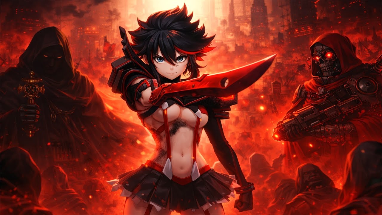 What If Ryuko Matoi (Kill la Kill) Walked Into Warhammer 40K?