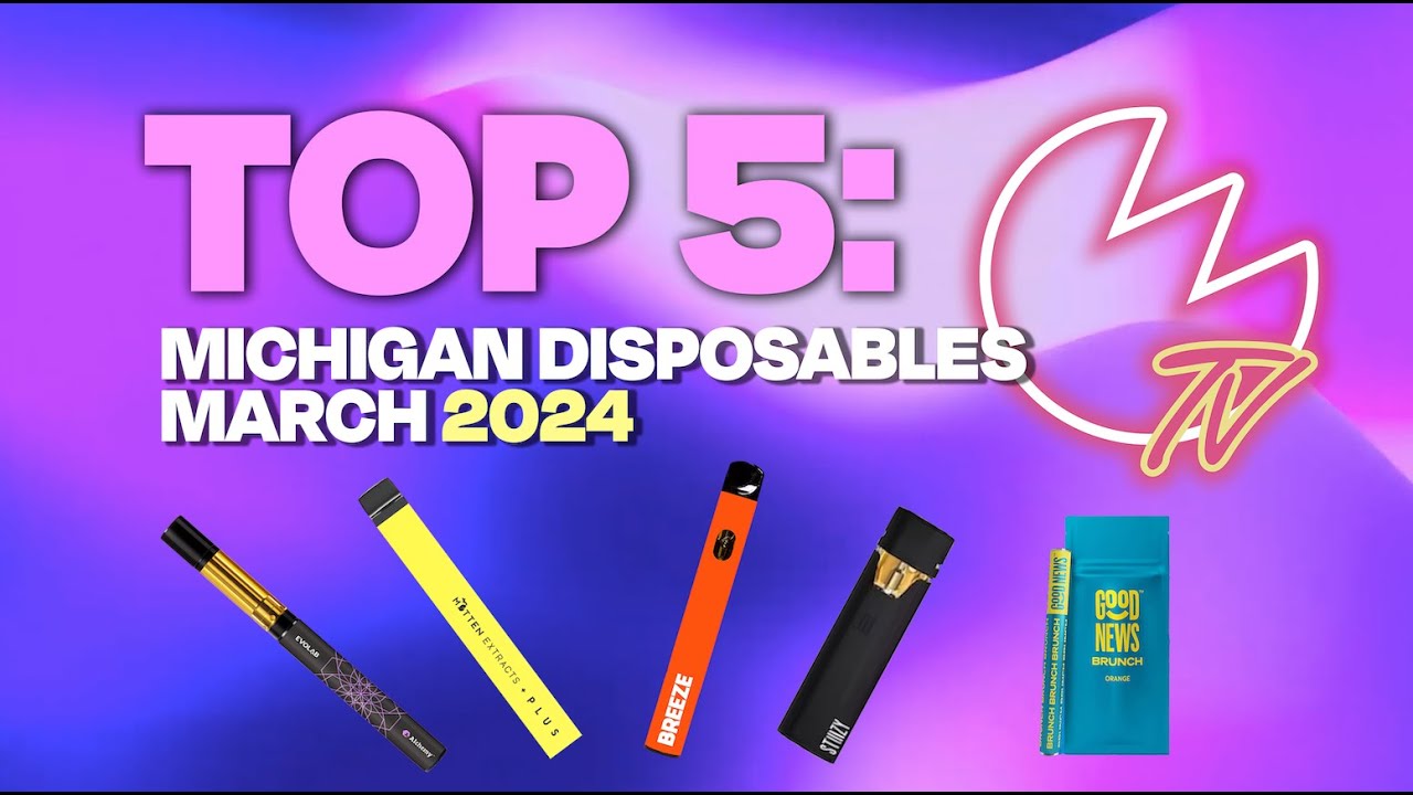 Top 5 Michigan Disposables Vapes MARCH 2024