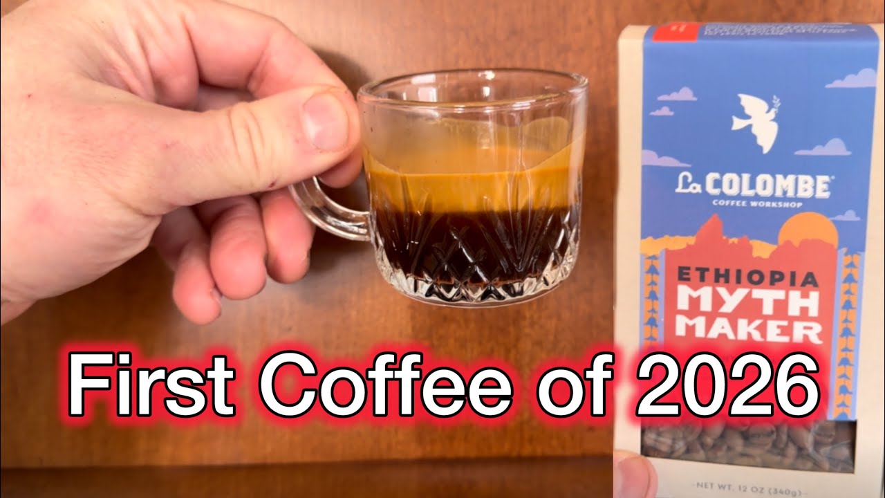 First Coffee for 2026 Using La Colombe's Myth Maker Coffee | Breville Bambino Plus