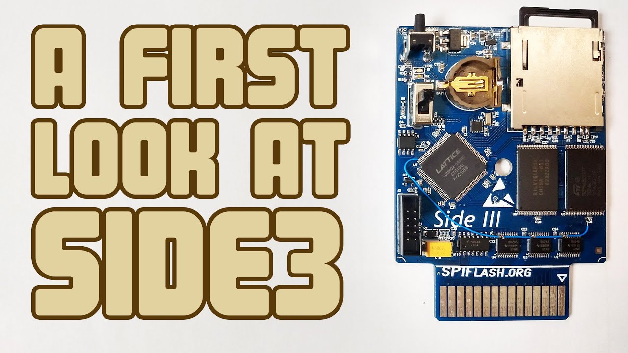 A First Look at the SIDE3 SD card multicart for the Atari 8-bit
