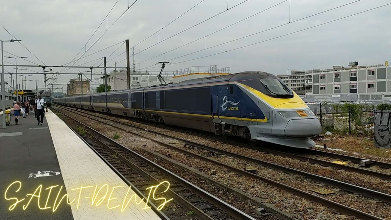 TGV, Eurostar, Thalys, TER, RER, transilien à Saint-Denis (93)