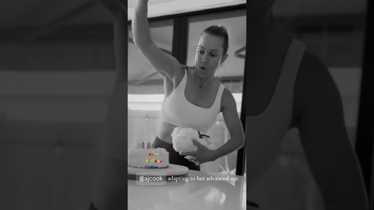 AJ Cook On Her Birthday
