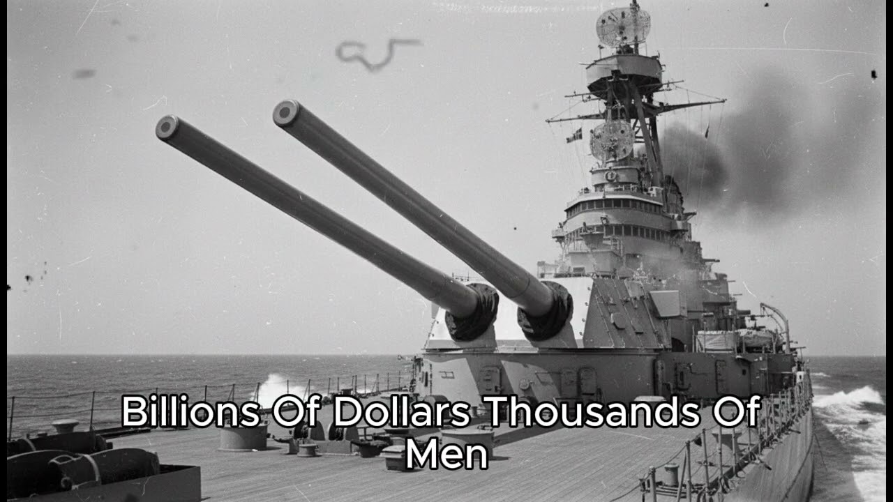 23 Miles Away — Iowa’s 16-Inch Guns Erased 4 Ships Before Japanese Admirals Realized