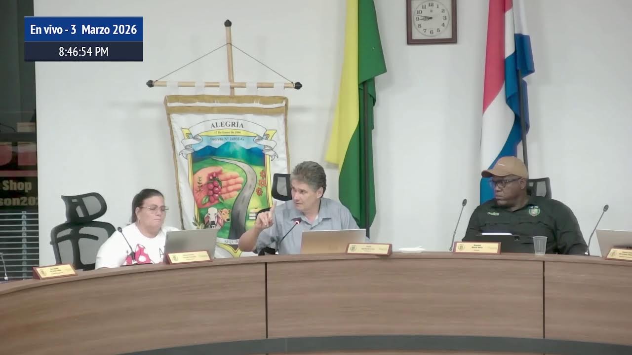 3 Marzo 2026 | Sesión ordinaria Concejo Municipal de Siquirres.