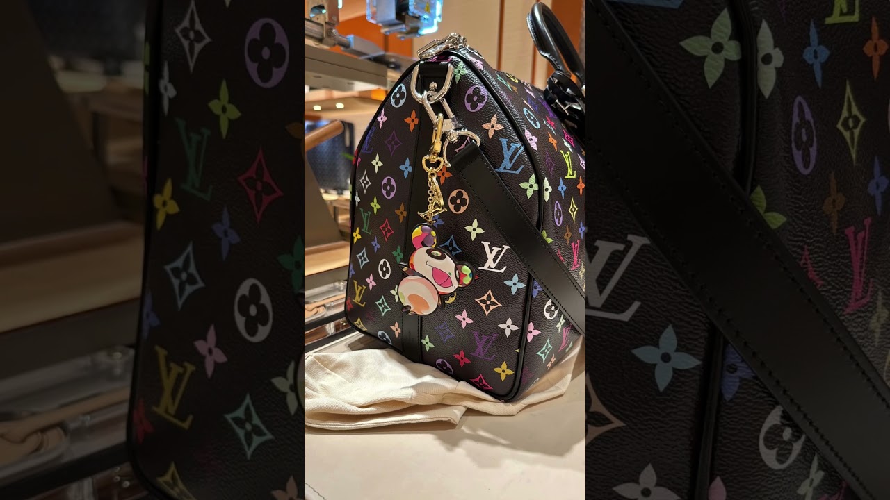 🐼 LV SPEEDY 30 MULTICOLOR BLACK & SUPERFLAT PANDA CHARM & more of NEW LV BAGS