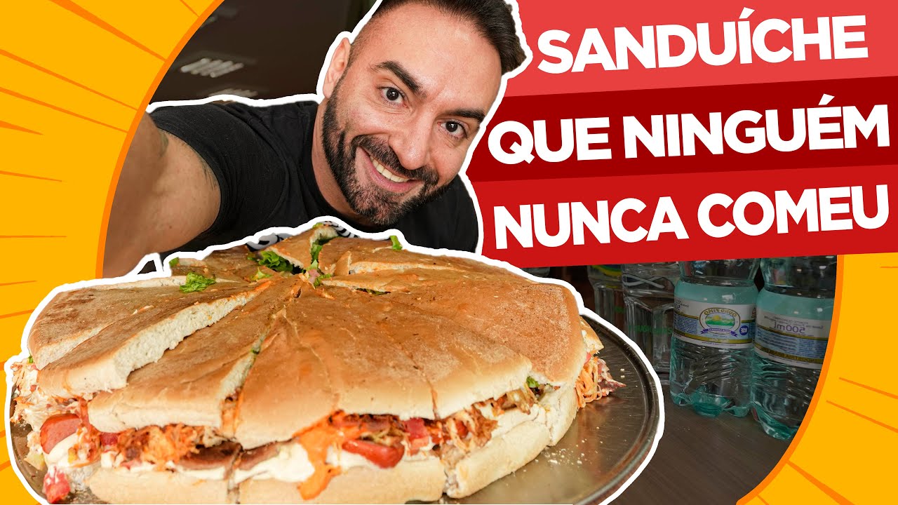 MEGA LOMBADA - O MAIOR SANDUÍCHE DE CURITIBA!!! [ 5.4 KG | 13.000 KCAL ]