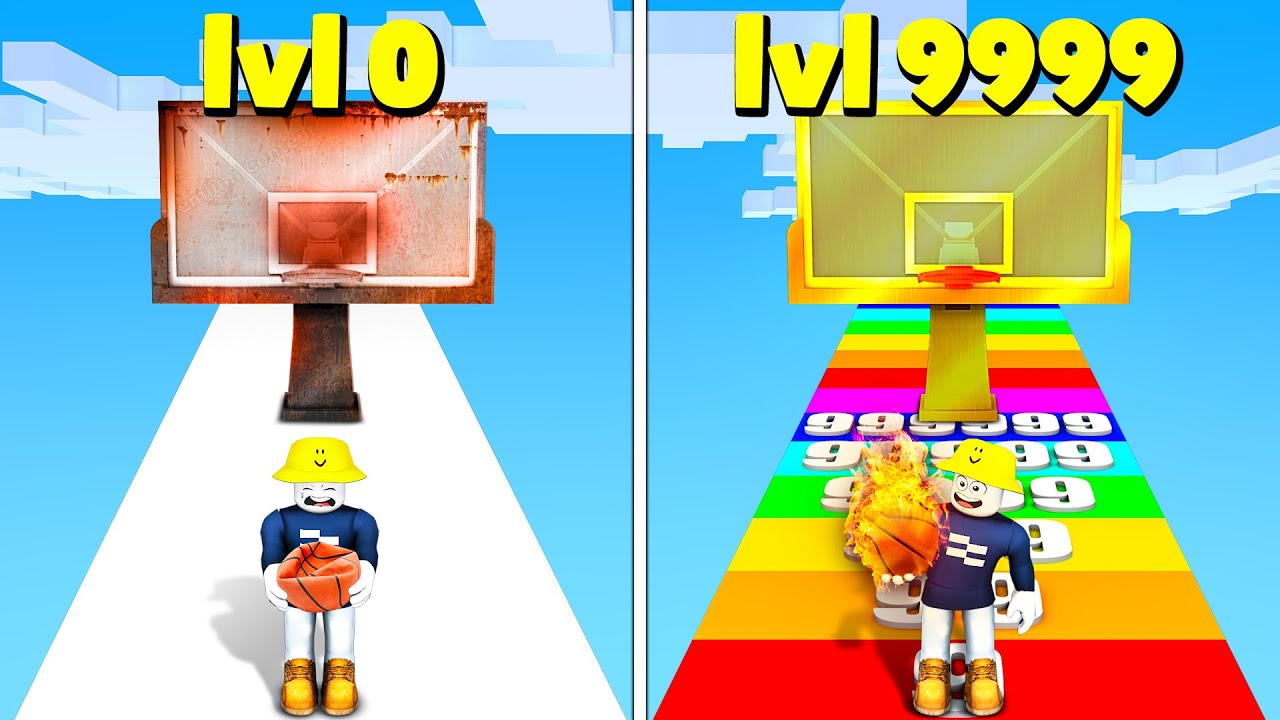 ICH WERDE LEVEL 9999 im BASKETBALL SIMULATOR!