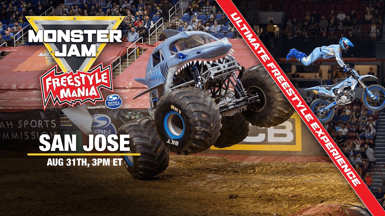 Monster Jam Freestyle Mania: San Jose - 4 (Full Event) | Aug 31, 2025