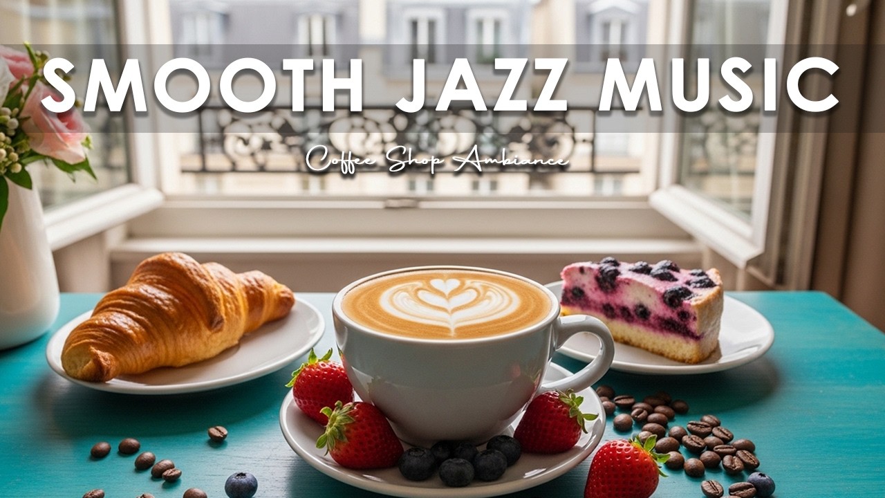 Smooth Jazz Music ☕ Coffee Shop Ambiance & Sweet Bossa Nova Piano for Working