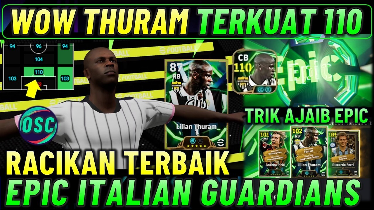 WOW THURAM 110 !! TRIK AJAIB CARA MENDAPATKAN THURAM & RACIKAN TERBAIK THURAM 110 & PIRLO 106 EPIC.