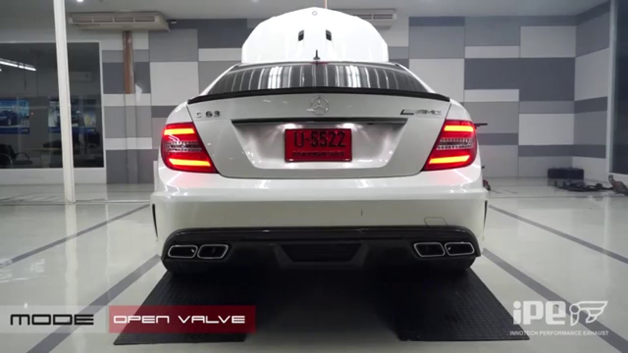 Mercedes Benz C63 AMG blackseries w/ innotech performance exhaust + headers