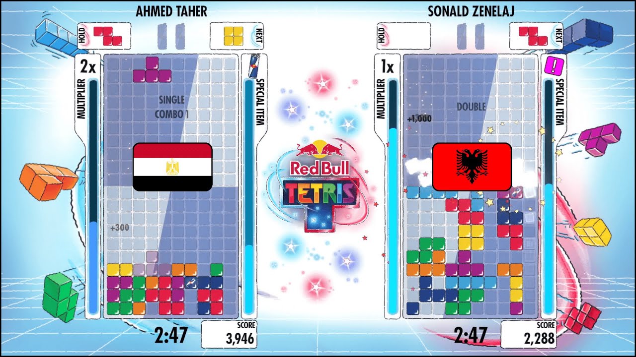 Red Bull Tetris Tournament! Round 64 vs Albania