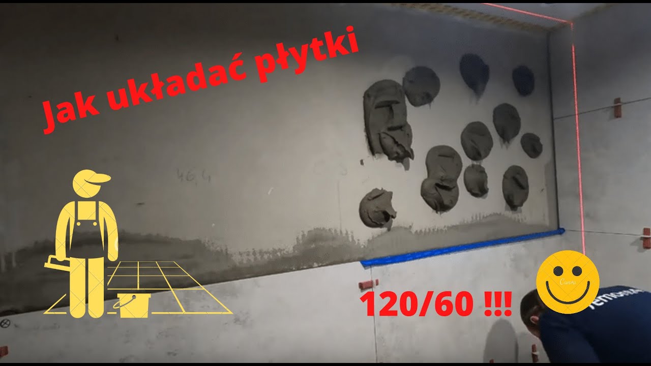 Układanie płytek ściennych  łazienka od A do Z 120/60 i 120/20 - remont4you