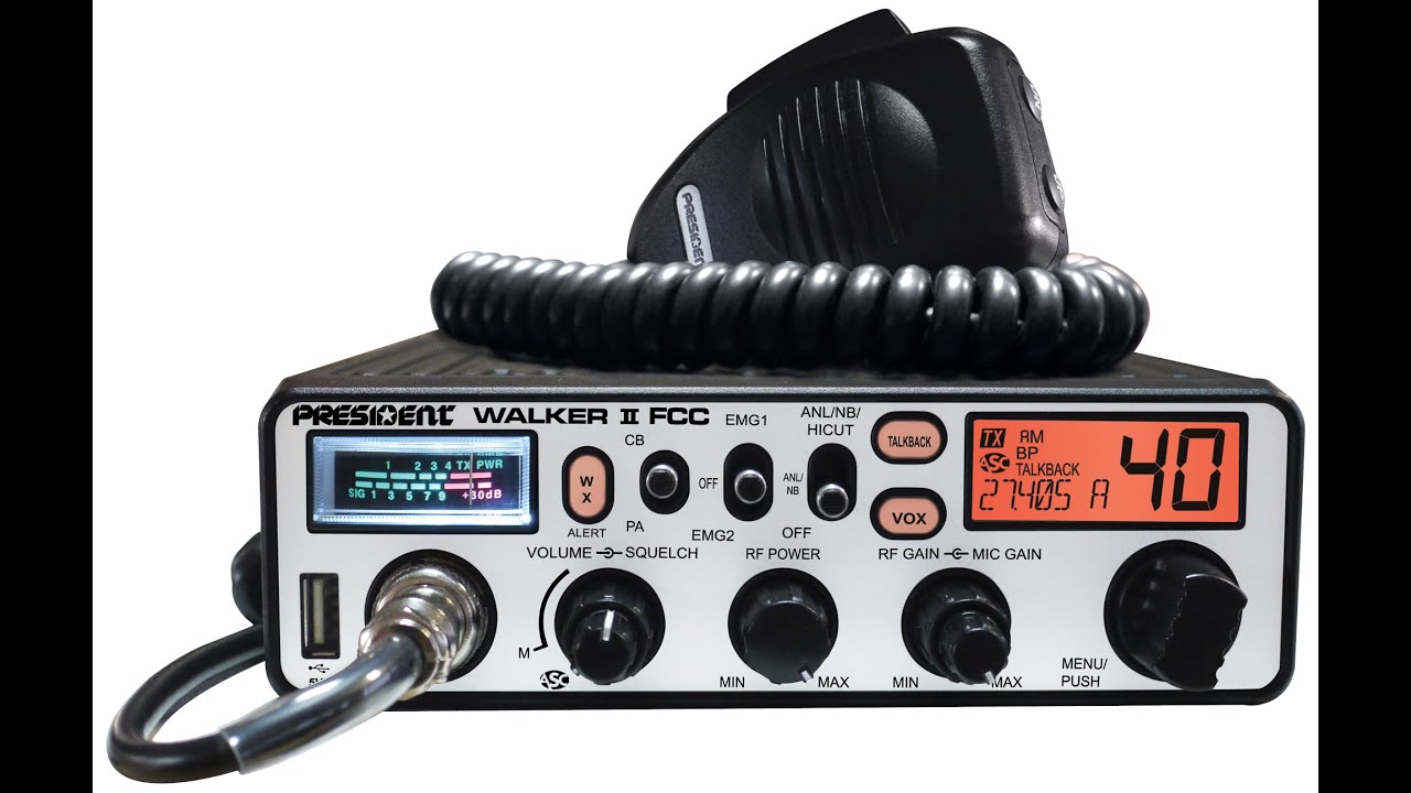 Quick Demo President Walker II CB Radio