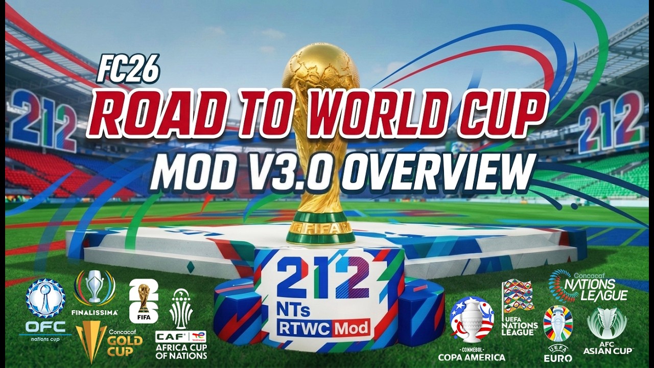 FC26 212 National Teams Road to World Cup Mod V3.0 Overview