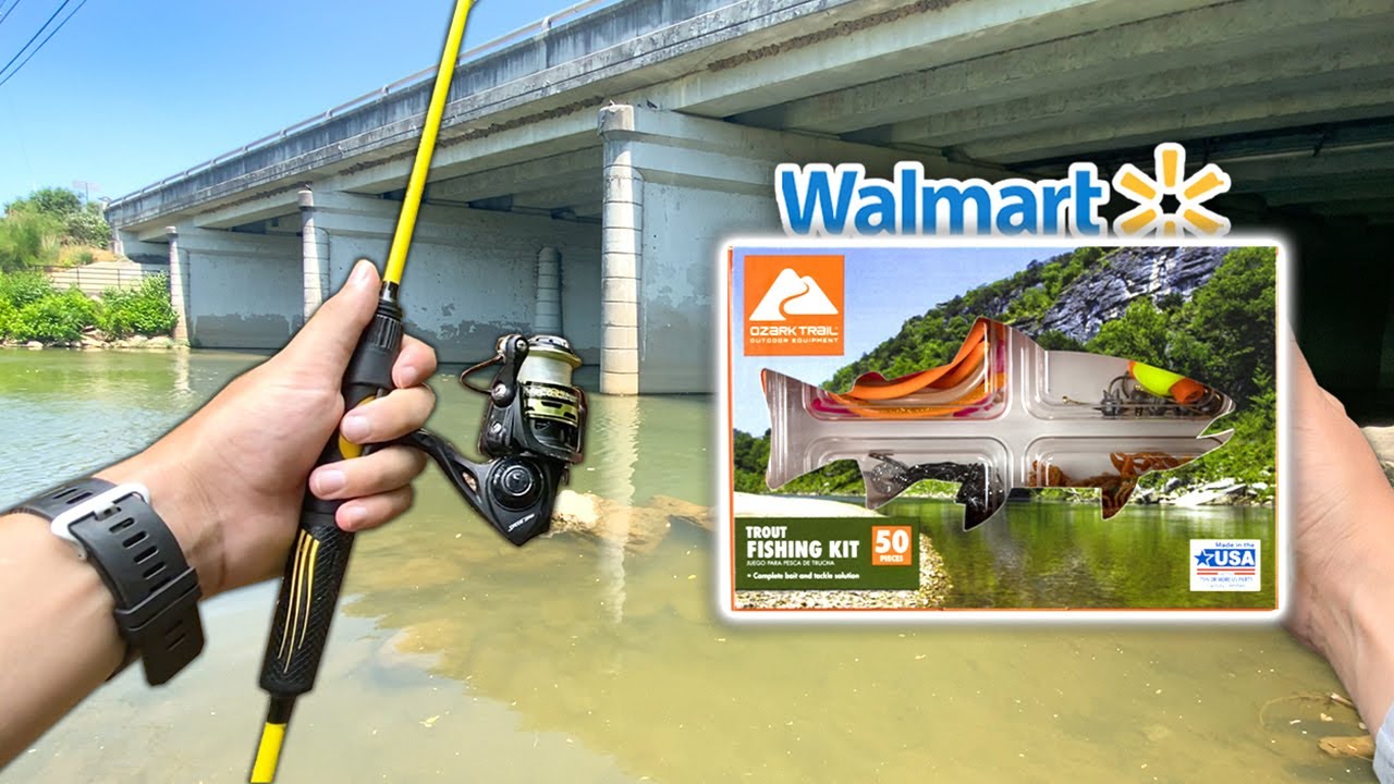 Рыболовный набор Walmart Creek за 5 долларов! (Неожиданный улов!)