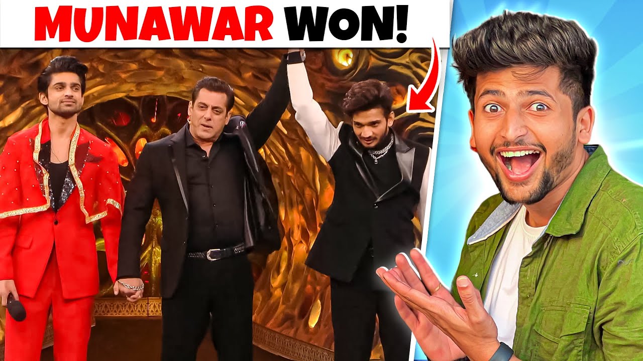 MUNAWAR FARUQUI : THE EXPECTED WINNER OF BIGGBOSS 17 !! RAJAT PAWAR