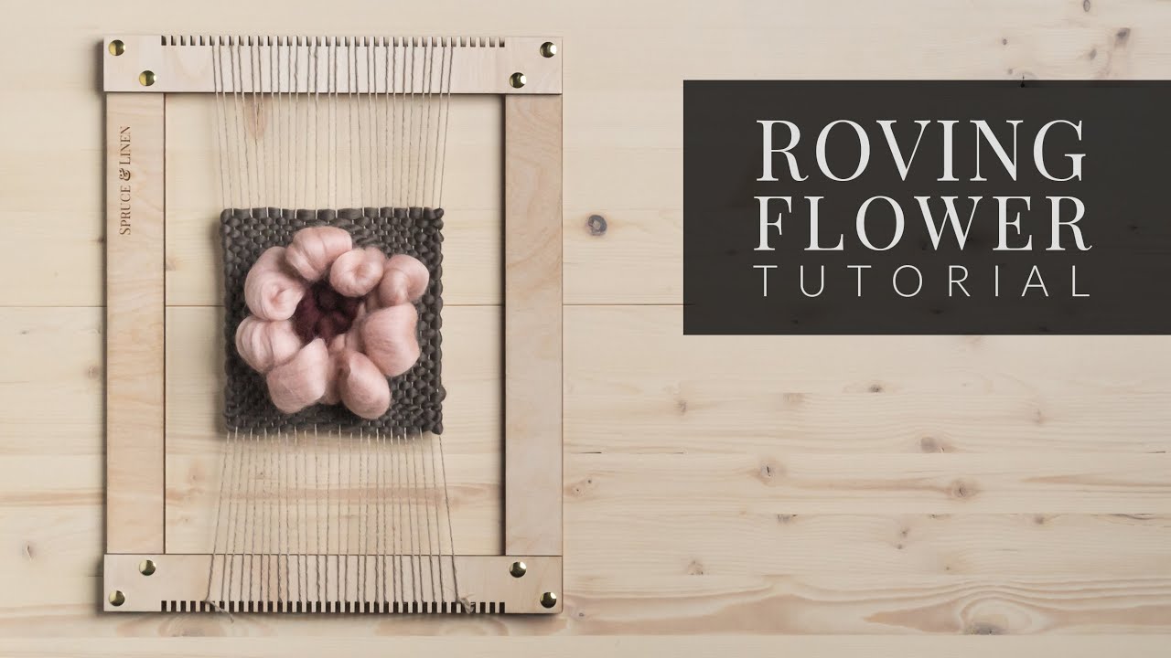How to Weave a Flower [Roving Flower Tutorial]