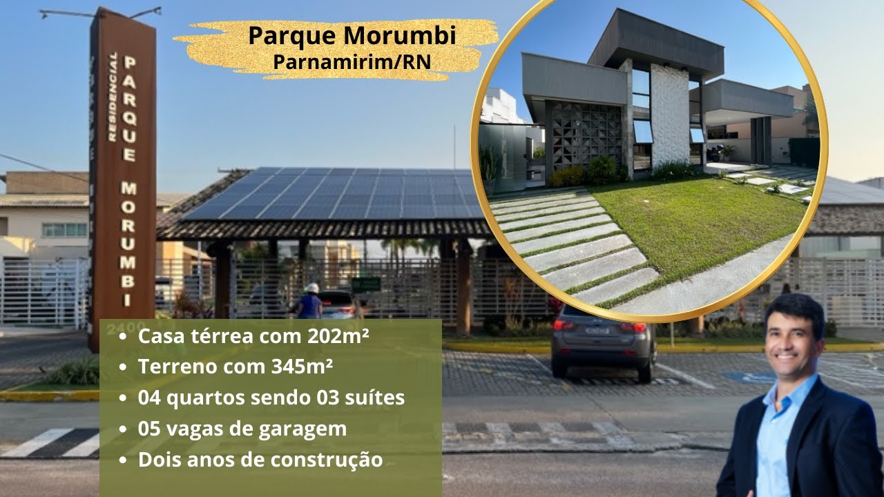 Belíssima casa térrea com 04 quartos à venda no Parque das Nações em Parnamirim/RN