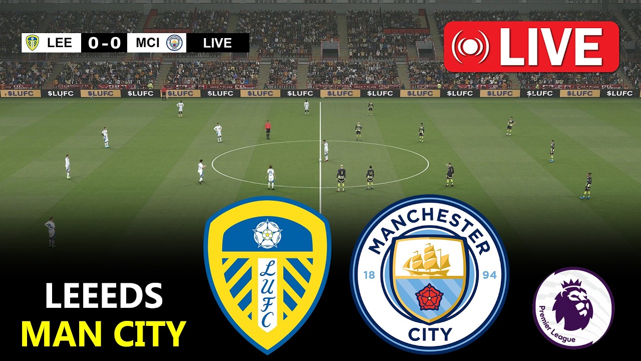 🔴LIVE : Leeds United vs Manchester City | English Premier League 2026 | PES 21 Simulation