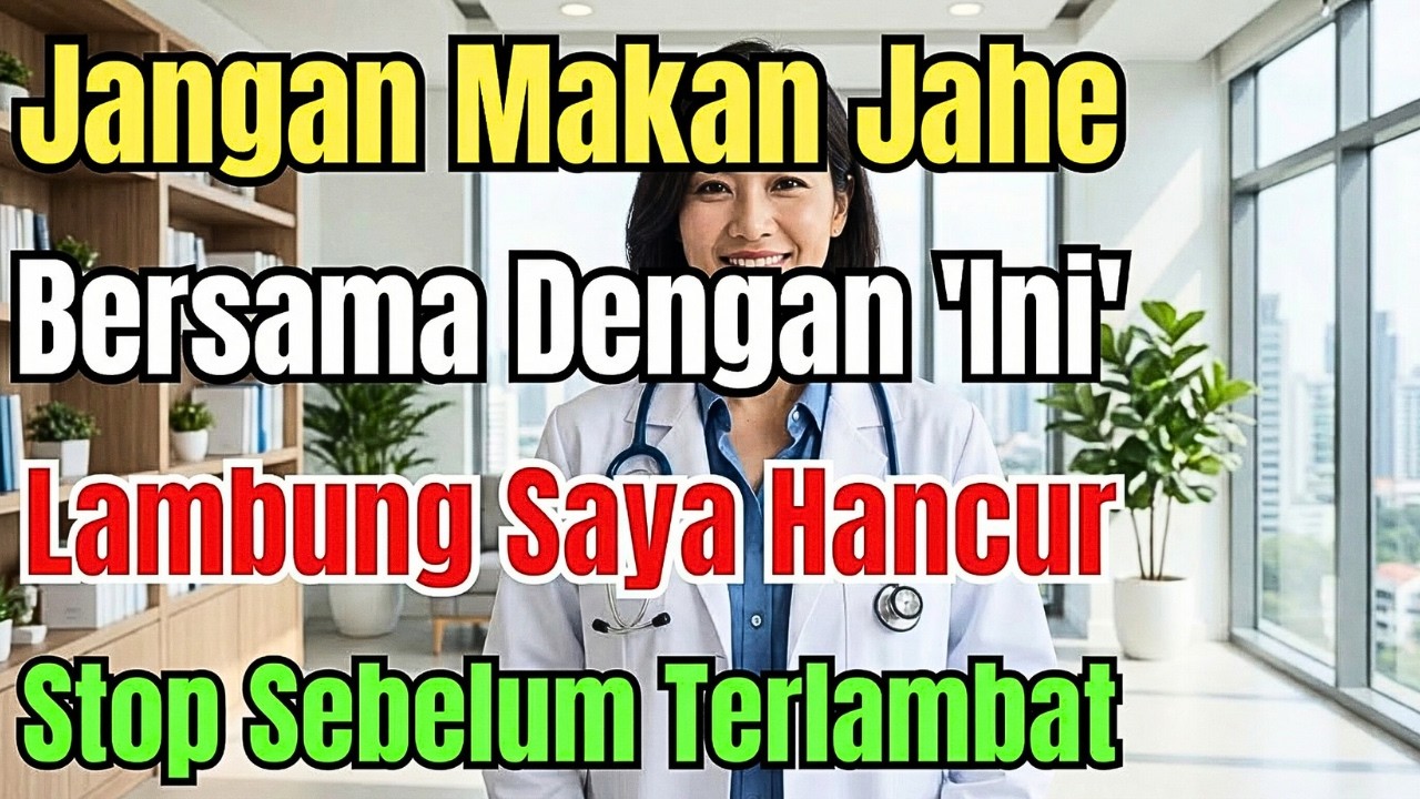 Bahaya Fatal! Jangan Pernah Campur Jahe dengan 3 Hal Ini, Efeknya Sangat Buruk Bagi Kesehatan