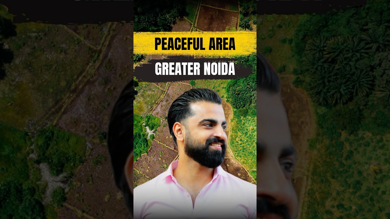 Greater noida is a peaceful area at this time - #greaternoida #property #realestate #investment