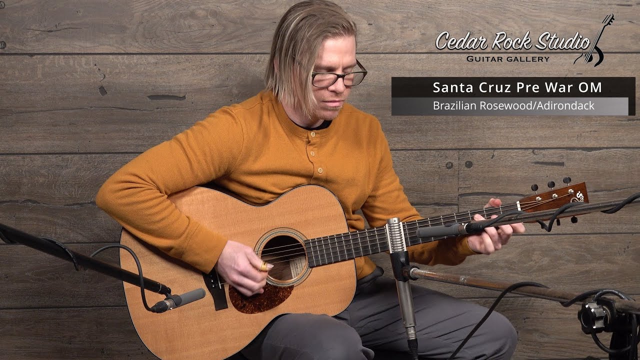 Santa Cruz Pre War OM (Brazilian/Adirondack Spruce) played by Matt Thomas