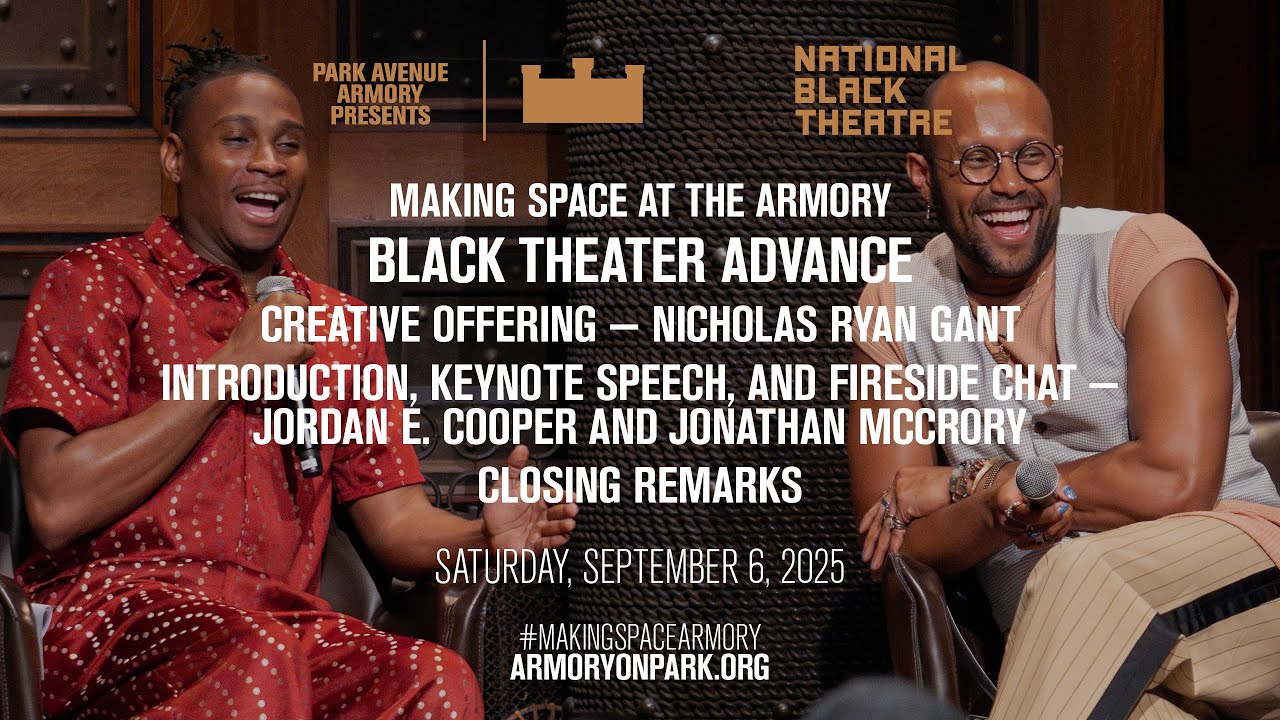 Creative Offering, Keynote Address and Fireside Chat with Jordan E. Cooper | Black Theater Advance