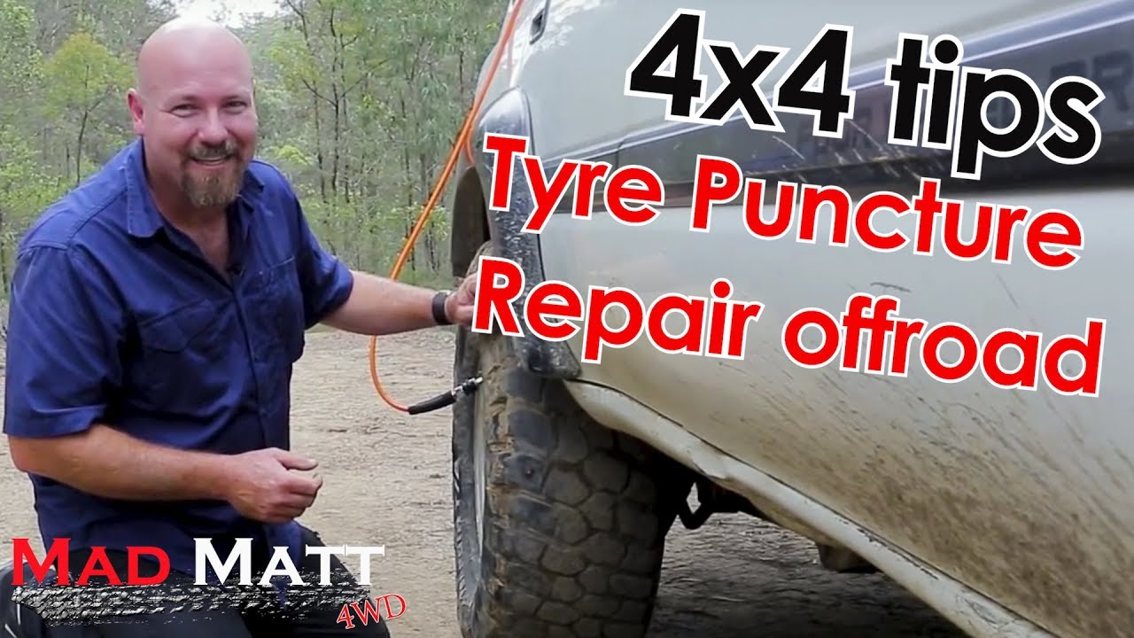 Tyre Puncture Repair while Off Road - MadMatt4wd